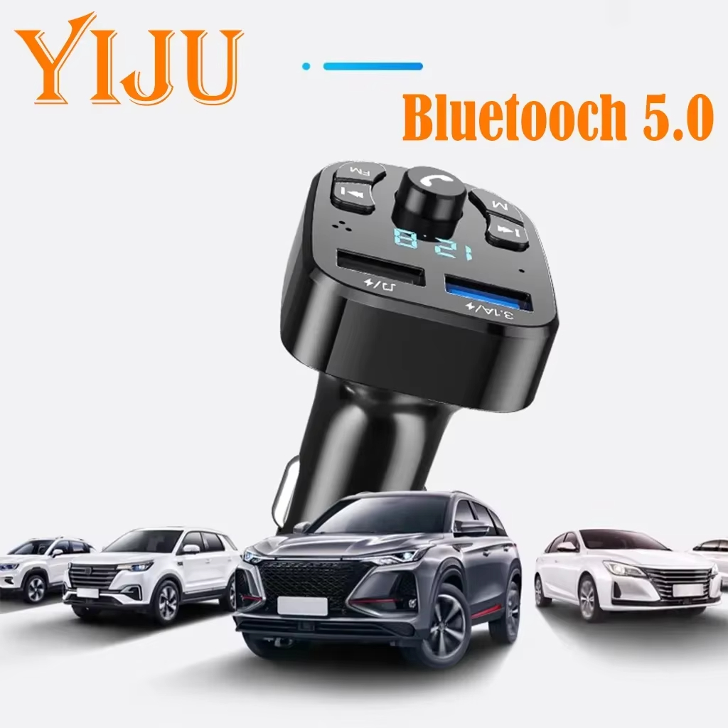Fm Transmitter - Samochodowy nadajnik Bluetooth 5.0 Fm, bezprzewodowy