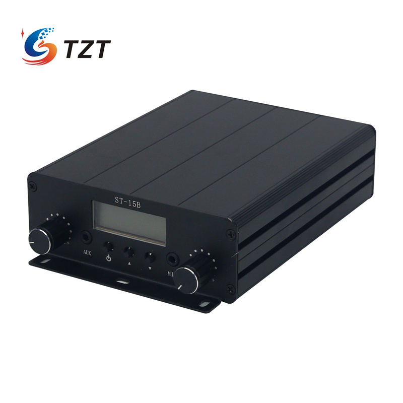 Fm Transmitter - TZT ST-15B V3 76MHz-108MHz/76MHz-113MHz 15W Wzmacniacz