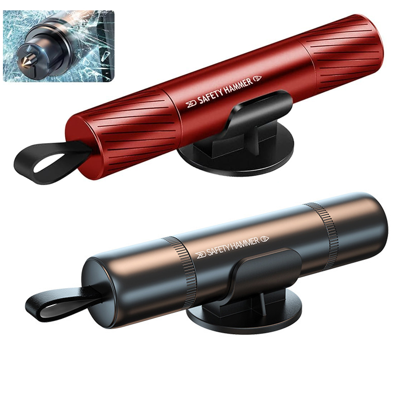 Car Emergency Tool Kit - Młotek bezpieczeństwa 2 w 1 do