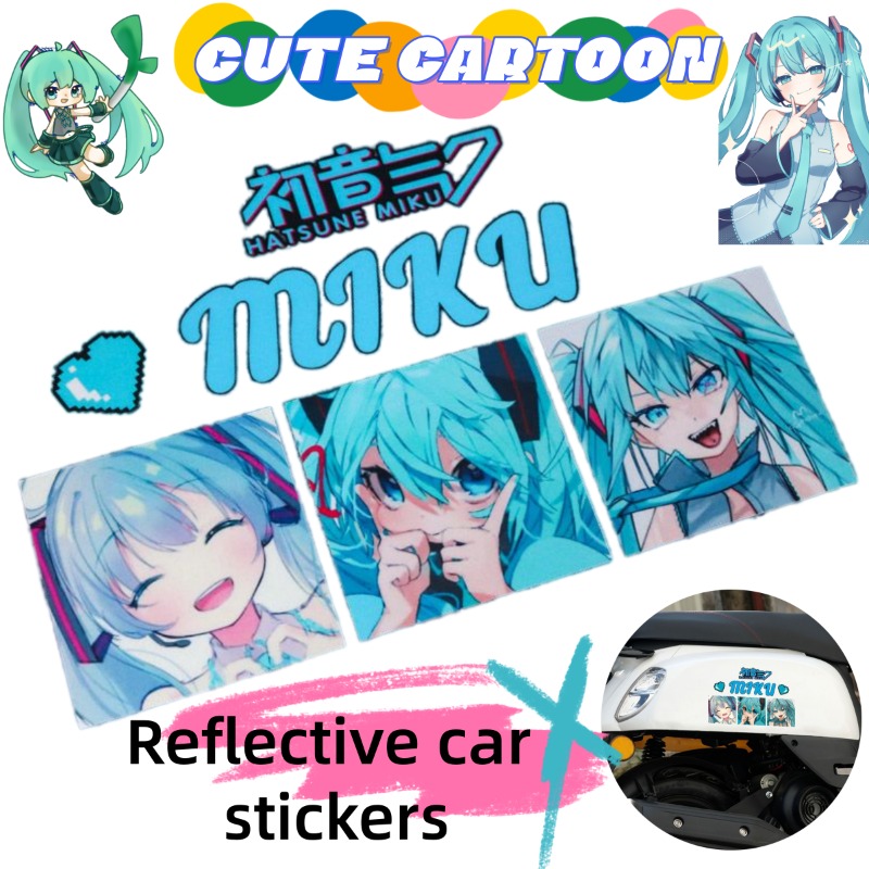 Car Accessories Cute - 2026 Nowe Kreatywne Naklejki Odblaskowe z