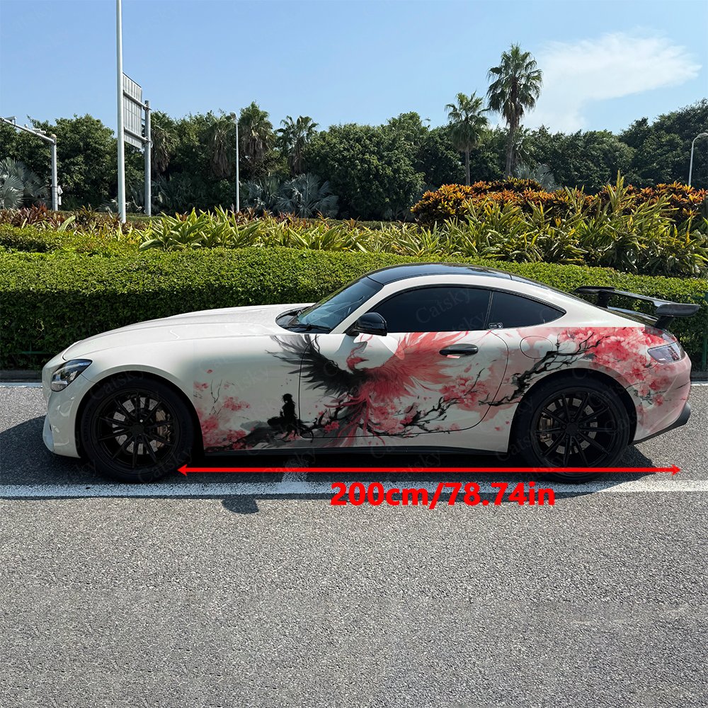 2 szt. Czerwone Naklejki na Bo – Car Accessories Phoenix recenzja i cena