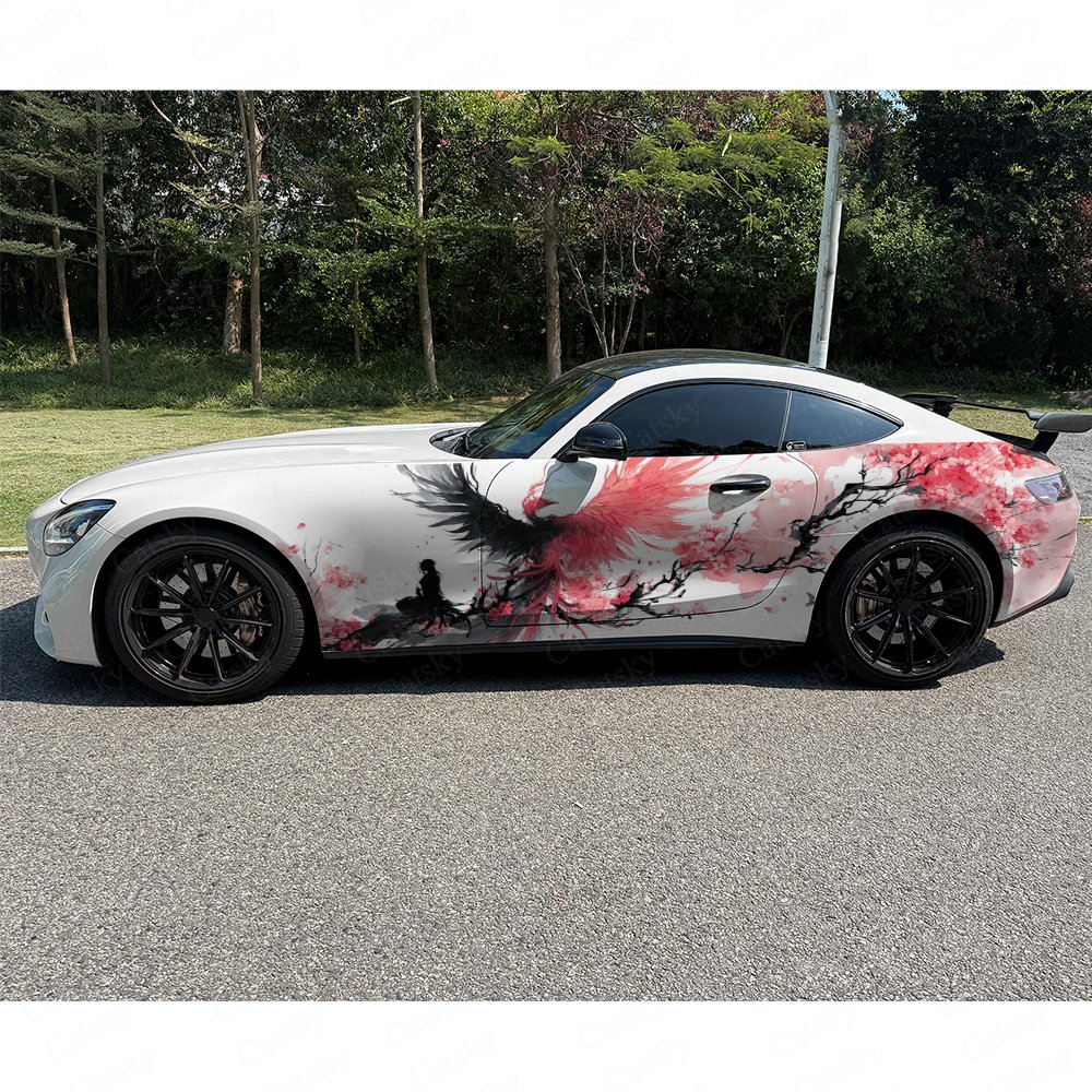 2 szt. Czerwone Naklejki na Bo – Car Accessories Phoenix recenzja i cena