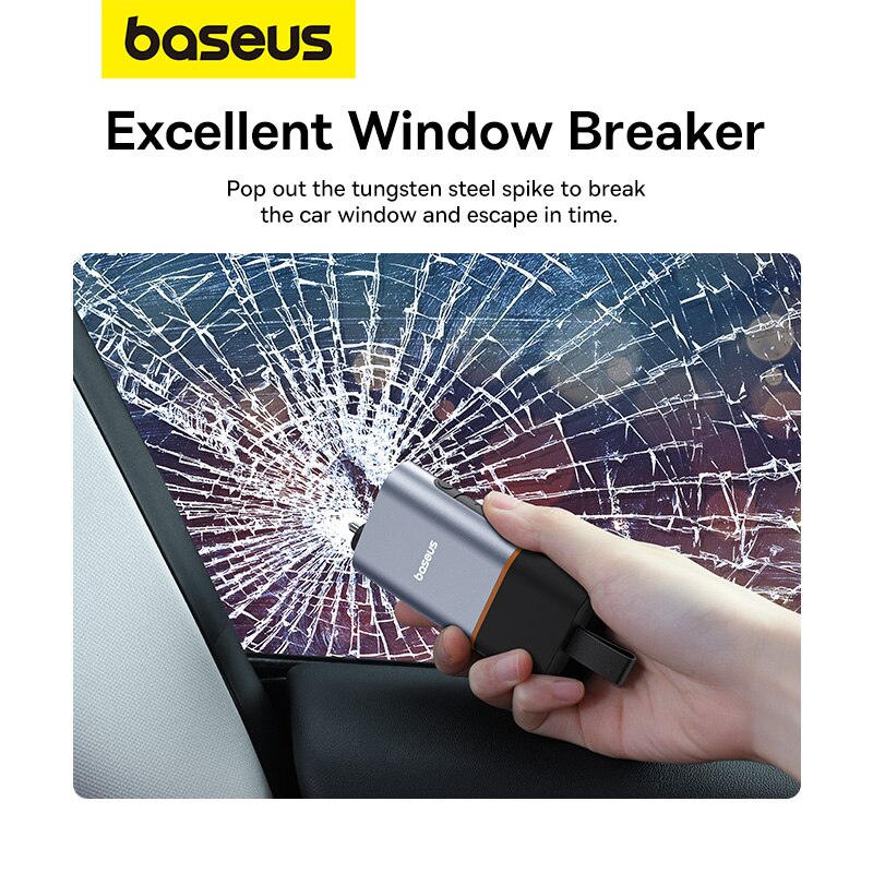 Baseus Samochodowy młotek awar – Car Emergency Tool Kit recenzja i cena