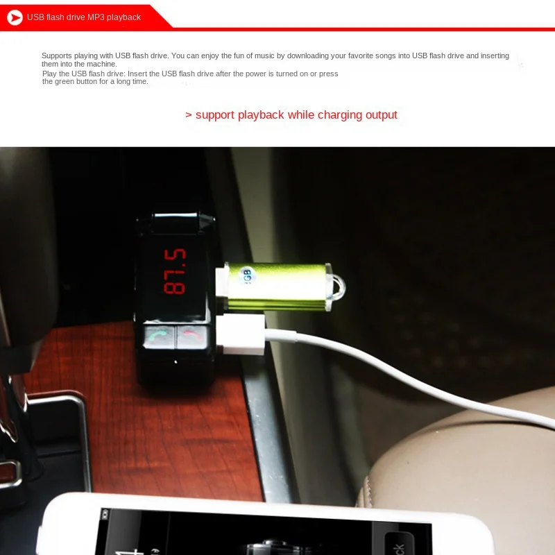 BC06 Samochodowy zestaw samoch – Fm Transmitter recenzja i cena