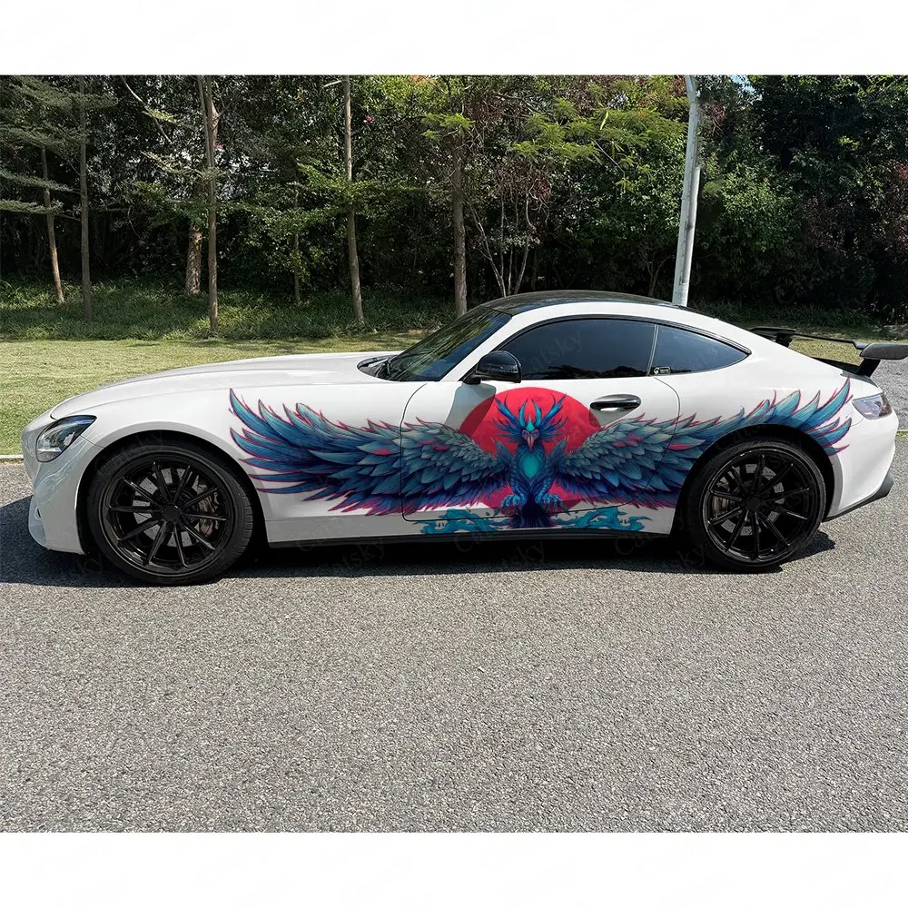 2 szt. Kolorowe naklejki na bo – Car Accessories Phoenix recenzja i cena