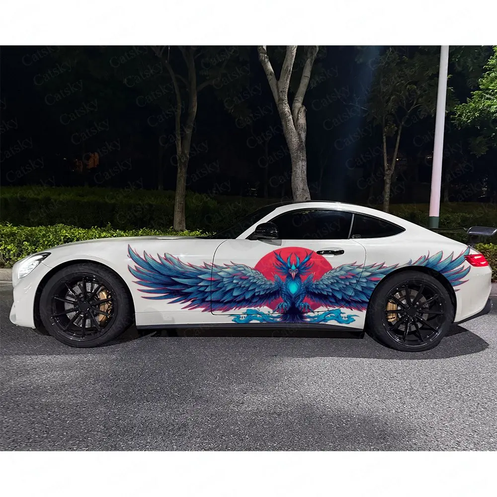 2 szt. Kolorowe naklejki na bo – Car Accessories Phoenix recenzja i cena