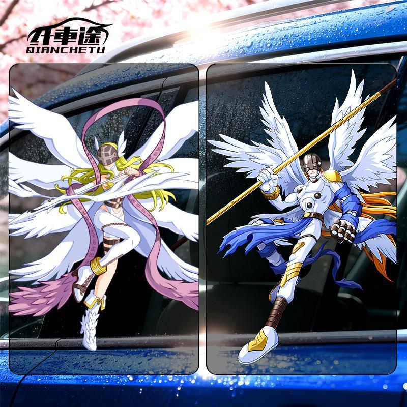 Naklejka na samochód Digimon,  – Car Accessories Cute recenzja i cena