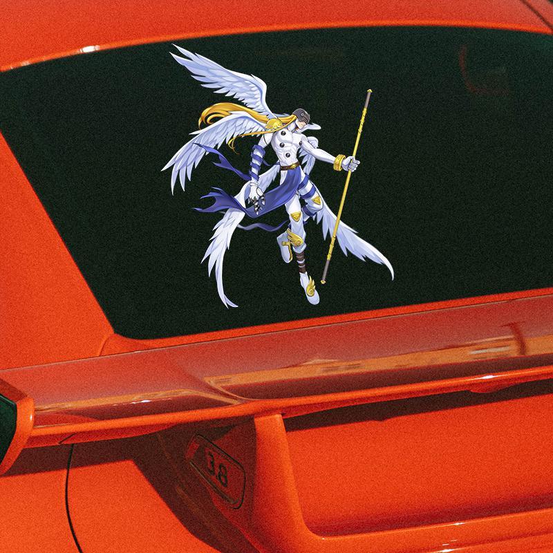 Naklejka na samochód Digimon,  – Car Accessories Cute recenzja i cena