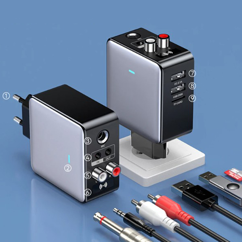 QC 2.0 H6 EU US Plug Daul USB  – Fm Transmitter recenzja i cena