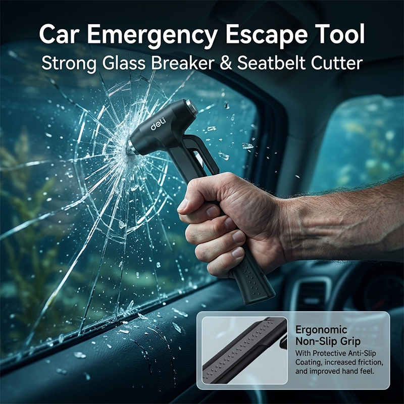 Przenośny młotek bezpieczeństw – Car Emergency Tool Kit recenzja i cena