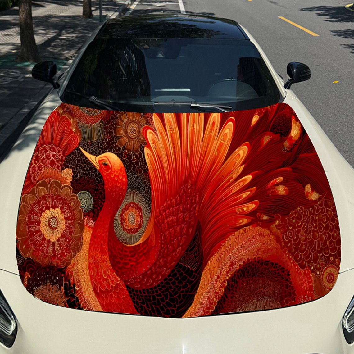 Naklejka na maskę samochodu z  – Car Accessories Phoenix recenzja i cena
