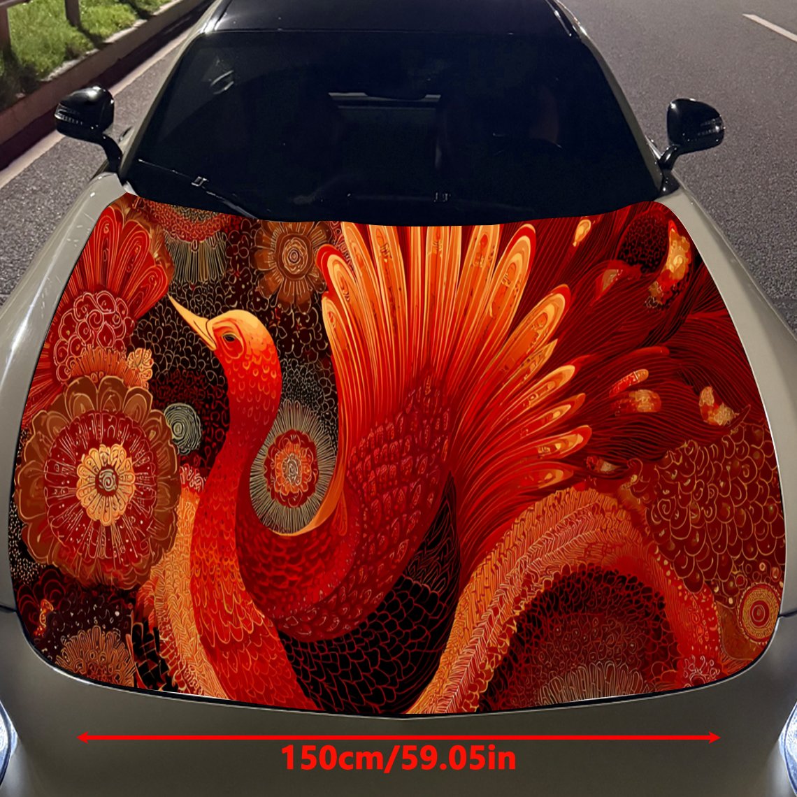 Naklejka na maskę samochodu z  – Car Accessories Phoenix recenzja i cena